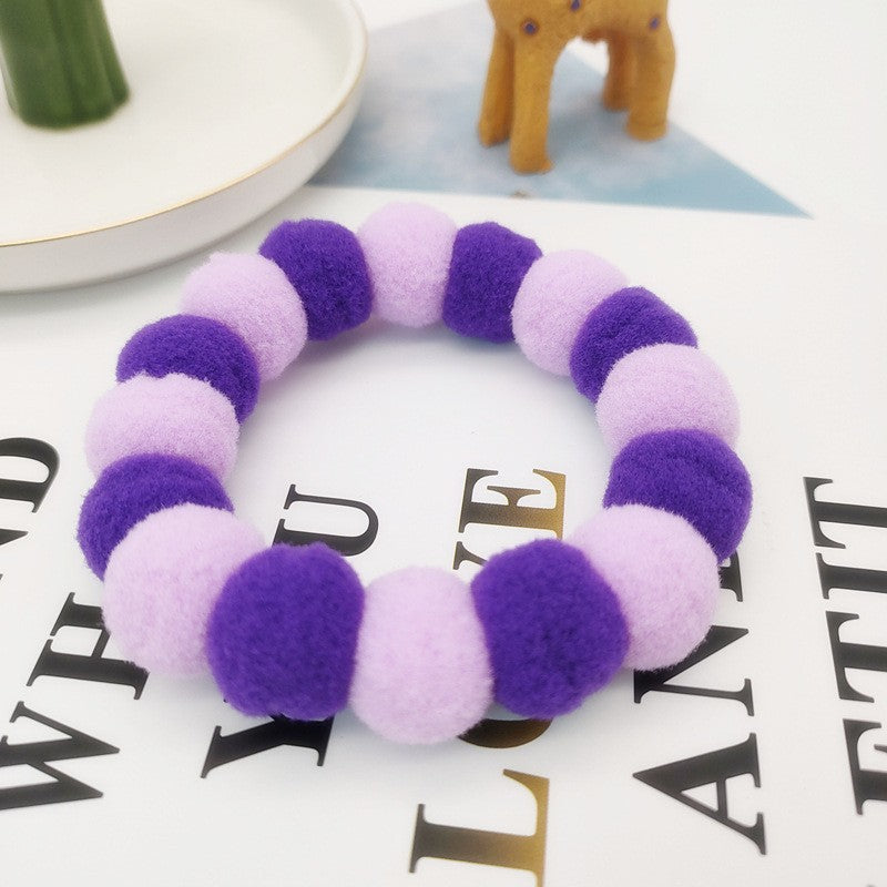 Gravata Borboleta Decorativa para Cães - Laço com Pompom Colorido