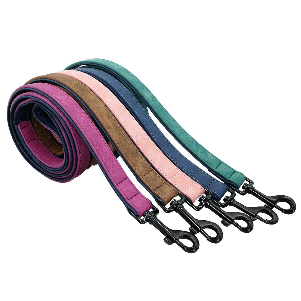 Coleira Personalizada de Couro com Placa Gravada - Cães Pequenos, Médios e Grandes