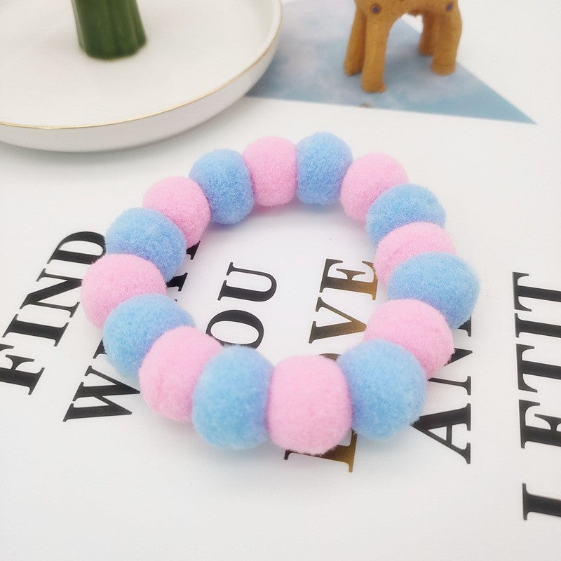 Gravata Borboleta Decorativa para Cães - Laço com Pompom Colorido