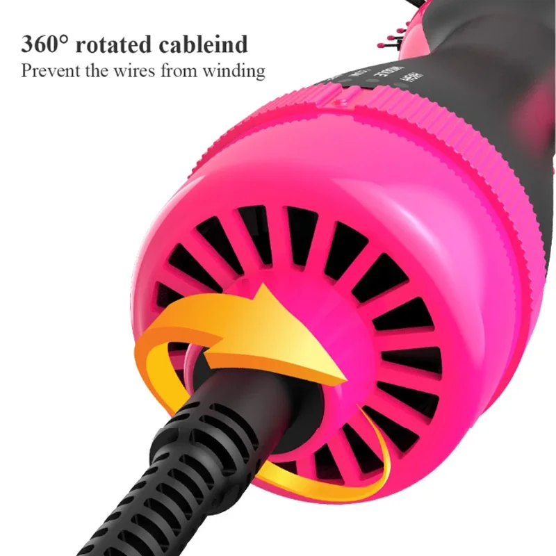 Escova de ar quente pente escova de cabelo das mulheres profissional secador de cabelo escova de viagem secador de cabelo pente elétrico