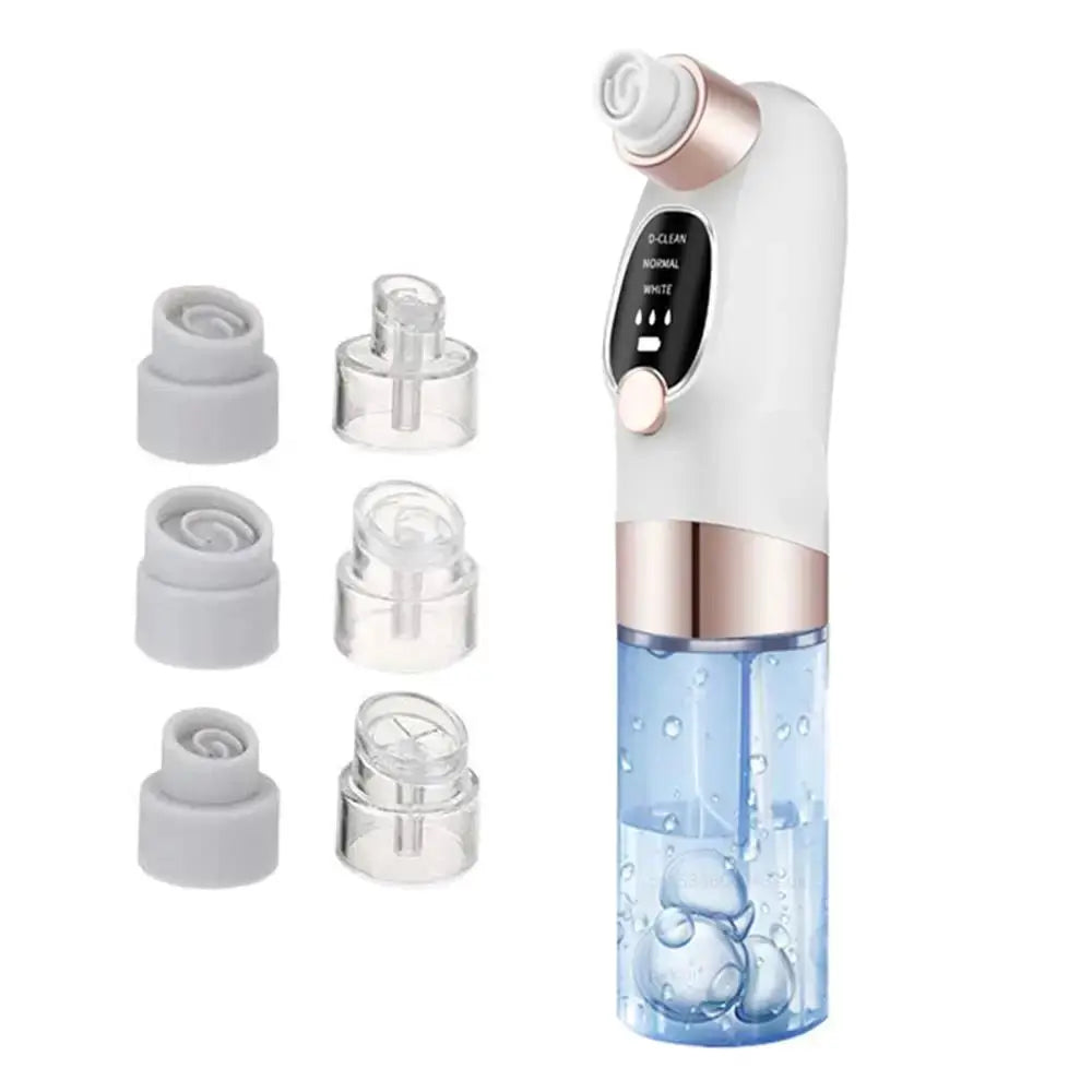 Removedor de cravo poros aspirador facial elétrico espinha acne remoção cabeça preta usb recarregável ciclo água ponto preto remover
