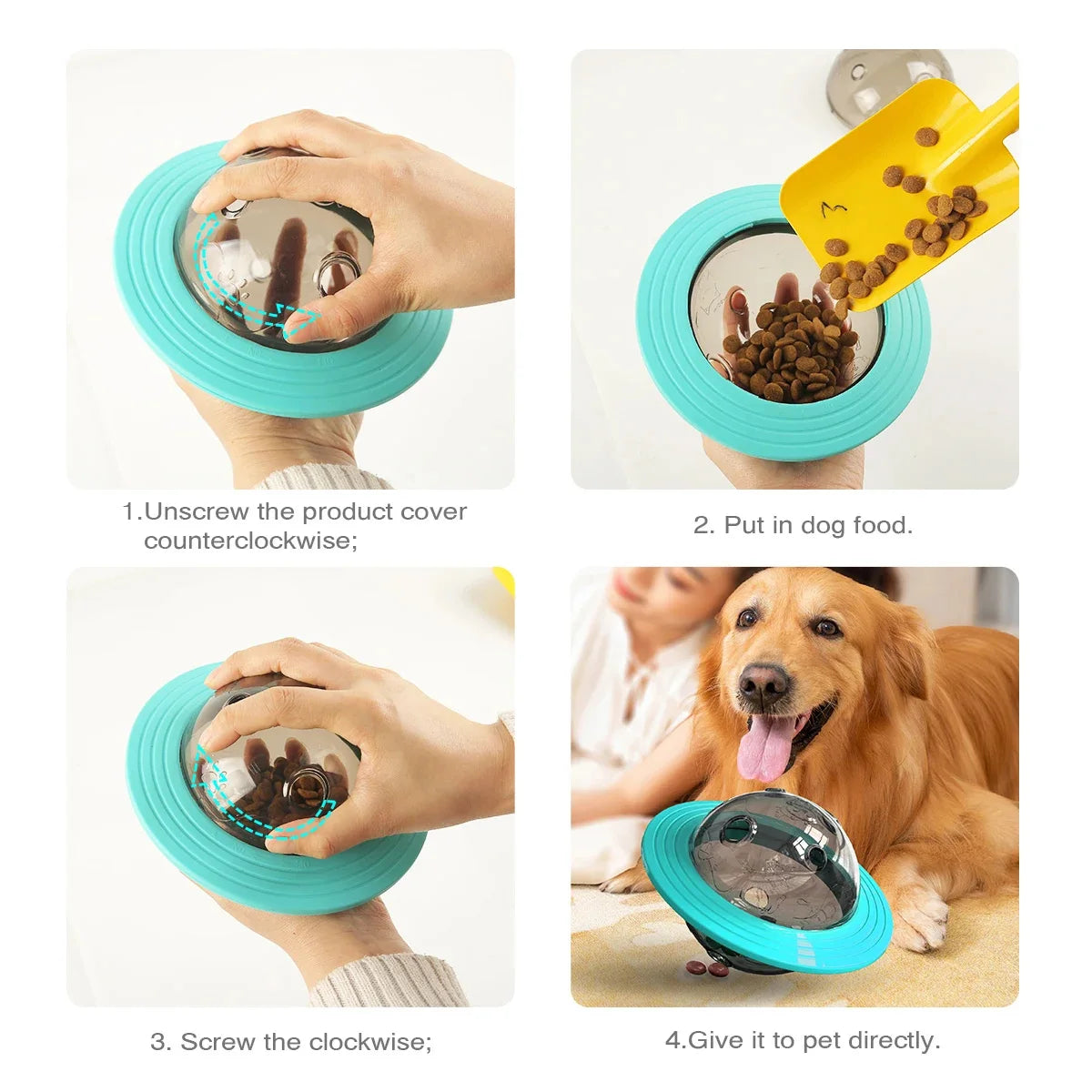 Multi-função alimentador filhote de cachorro alimentador lento interativo gato brinquedo cão brinquedo de treinamento ao ar livre melhorar o iq para cães pequenos médios grandes gatos