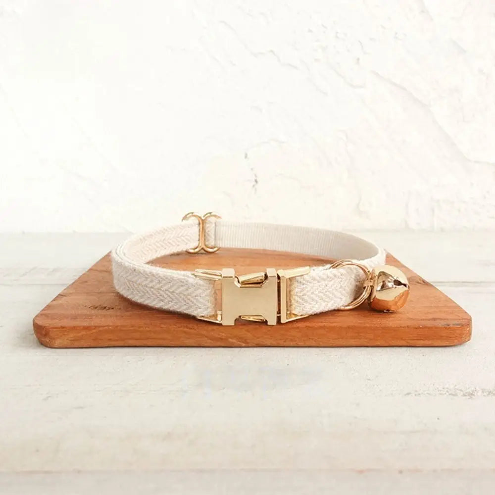 Coleira de gato ajustável prática com sino fivela de metal cor sólida colar de gato personalizado coleira de cachorro de estimação show de animais de estimação