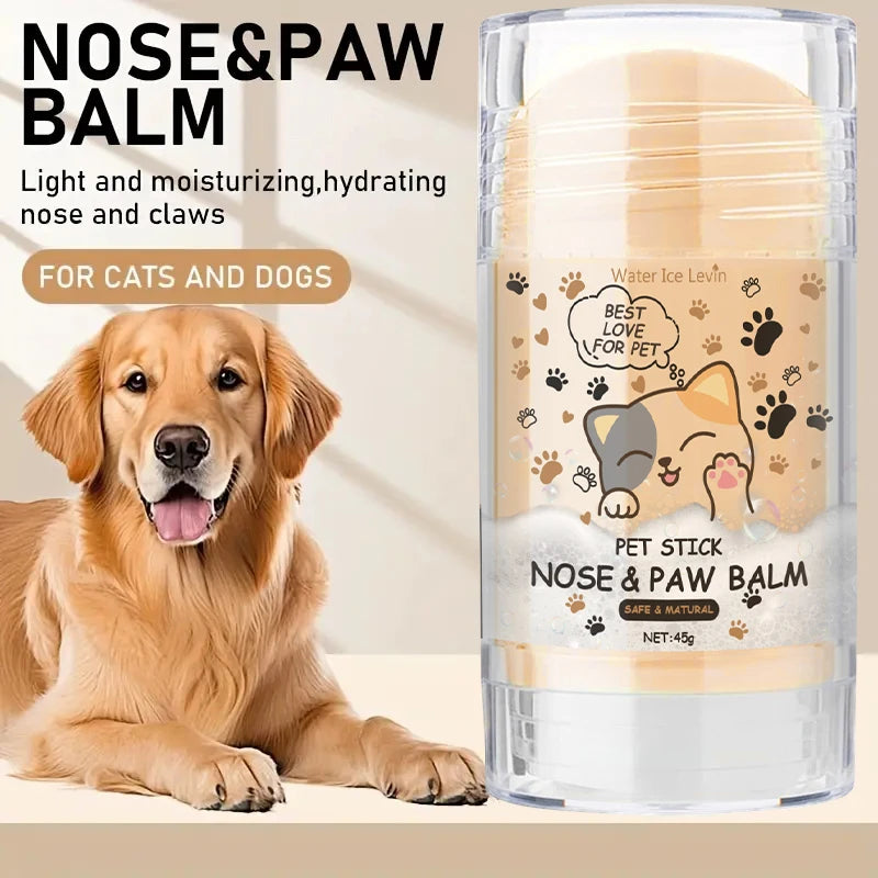 45g cão nariz e pata bálsamo cão pata creme gatos cães pata protetor creme pet pés hidratante pet crack pés reparação acessórios para animais de estimação
