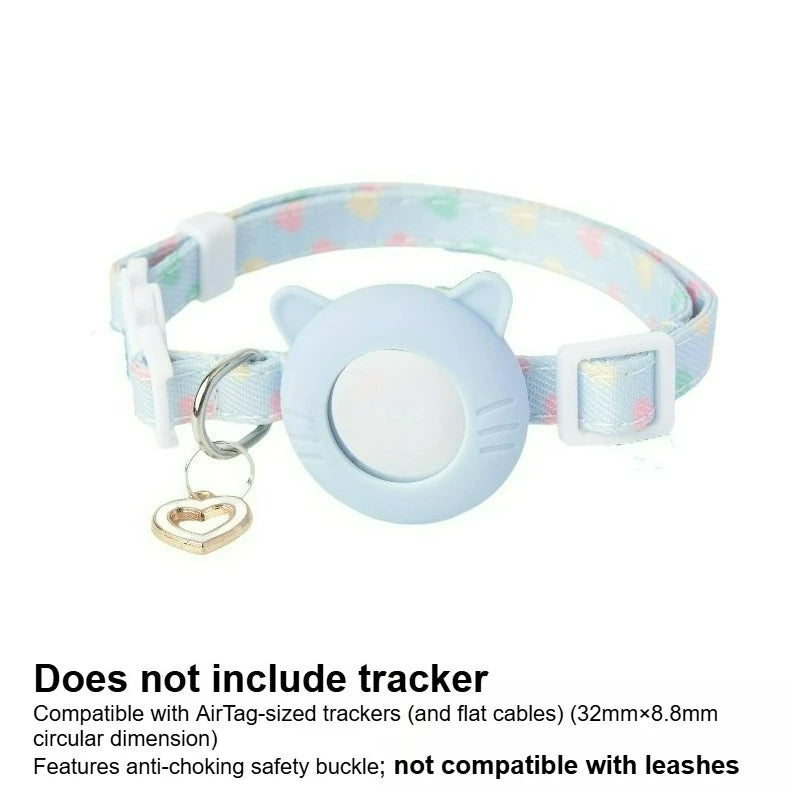 Coleira de gato airtag ajustável, coleira de rastreador de animais de estimação para airtag, coleira separatista com estojo airtag, coleira de gato com suporte gps, brinquedo para animais de estimação
