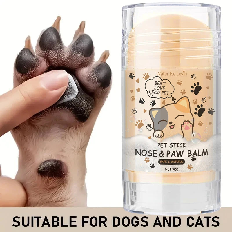 45g cão nariz e pata bálsamo cão pata creme gatos cães pata protetor creme pet pés hidratante pet crack pés reparação acessórios para animais de estimação