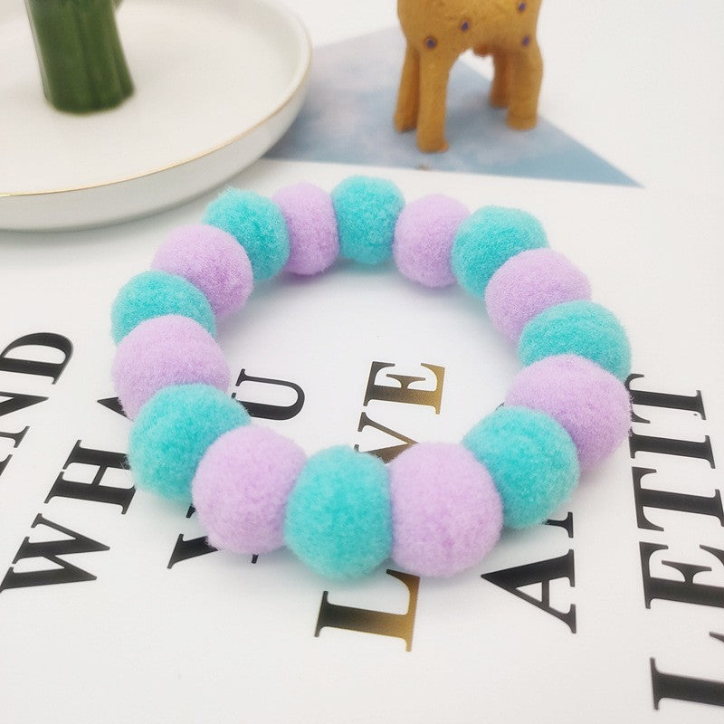 Gravata Borboleta Decorativa para Cães - Laço com Pompom Colorido