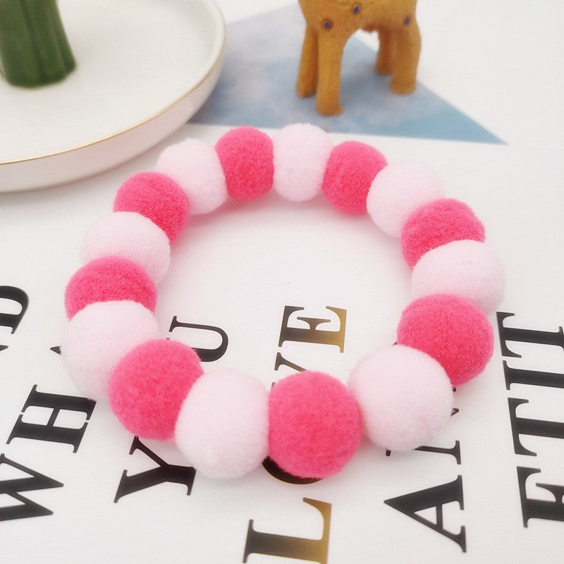 Gravata Borboleta Decorativa para Cães - Laço com Pompom Colorido